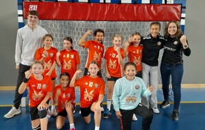 Victoire des -11 filles contre Gy